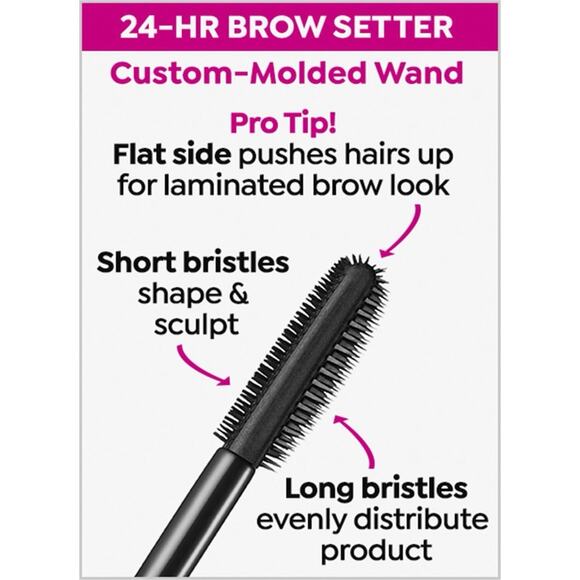NIB 👁️ Benefit 24-Hour BROW SETTER Shaping Setting Gel Clear .06 oz/2mL - Picture 3 of 3